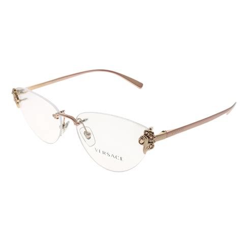 versace green glasses|versace rimless glasses for women.